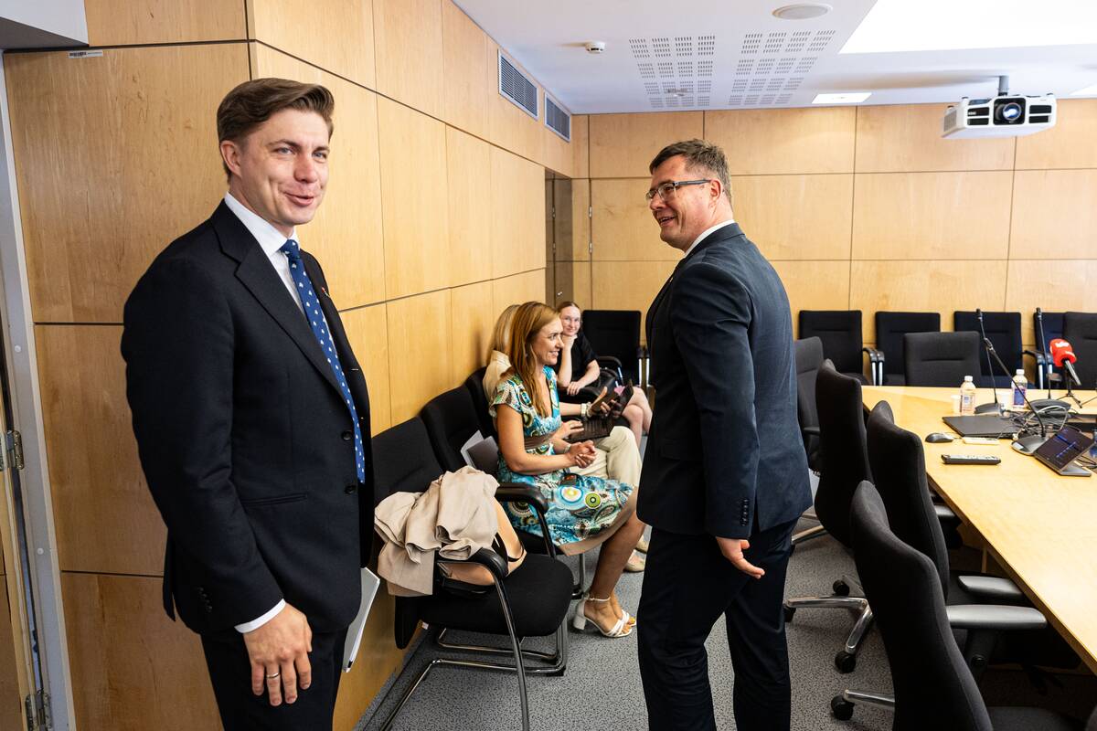 TS-LKD frakcija susitiko su Mindaugu Sinkevičiumi