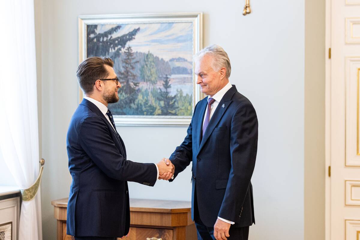 Prezidentas susitiko su kandidatu į energetikos ministrus Luku Savicku