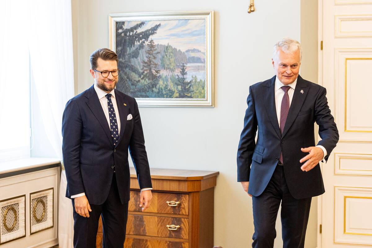 Prezidentas susitiko su kandidatu į energetikos ministrus Luku Savicku