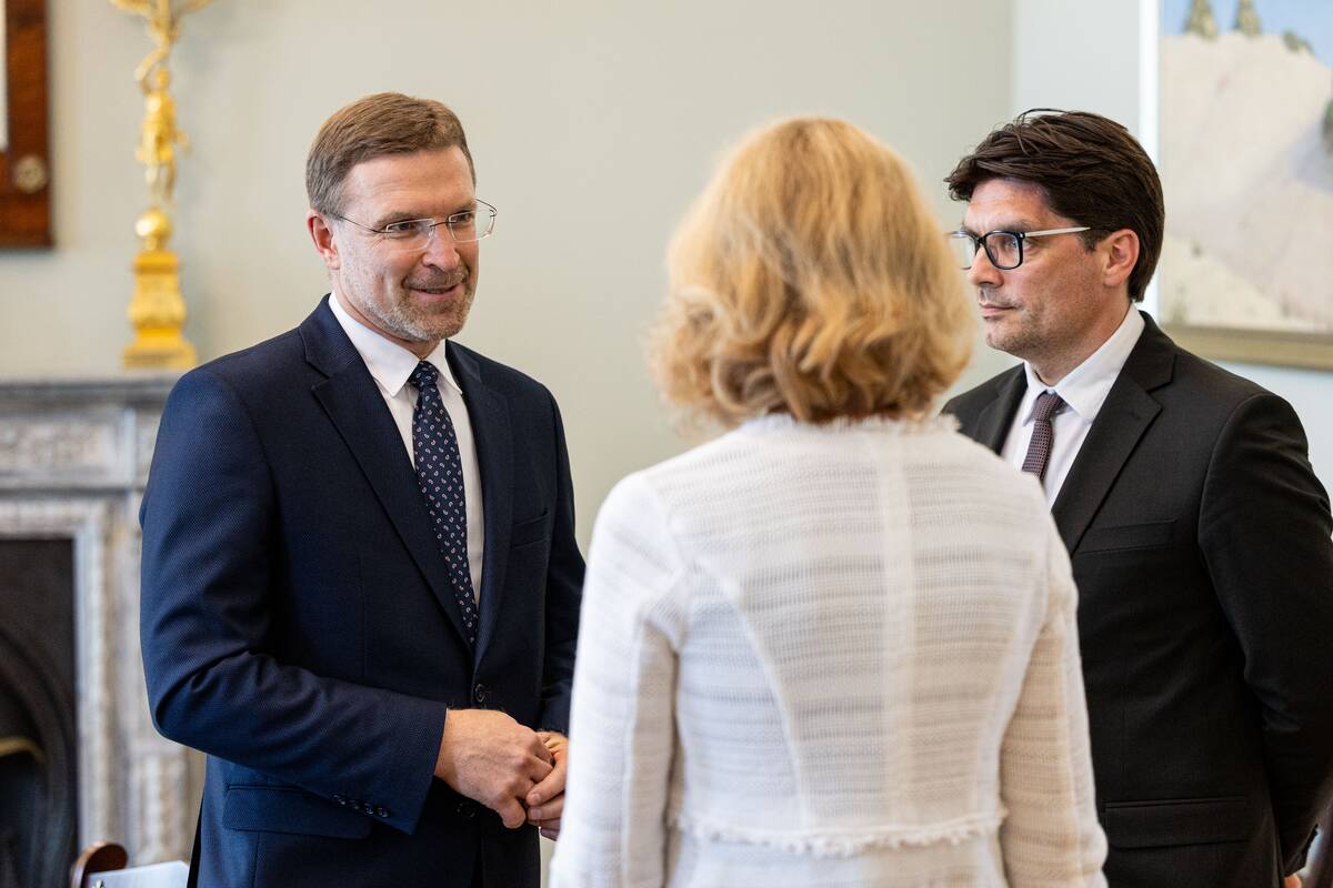Prezidentas susitiko su kandidatu į sveikatos apsaugos ministrus Linu Kukuraičiu