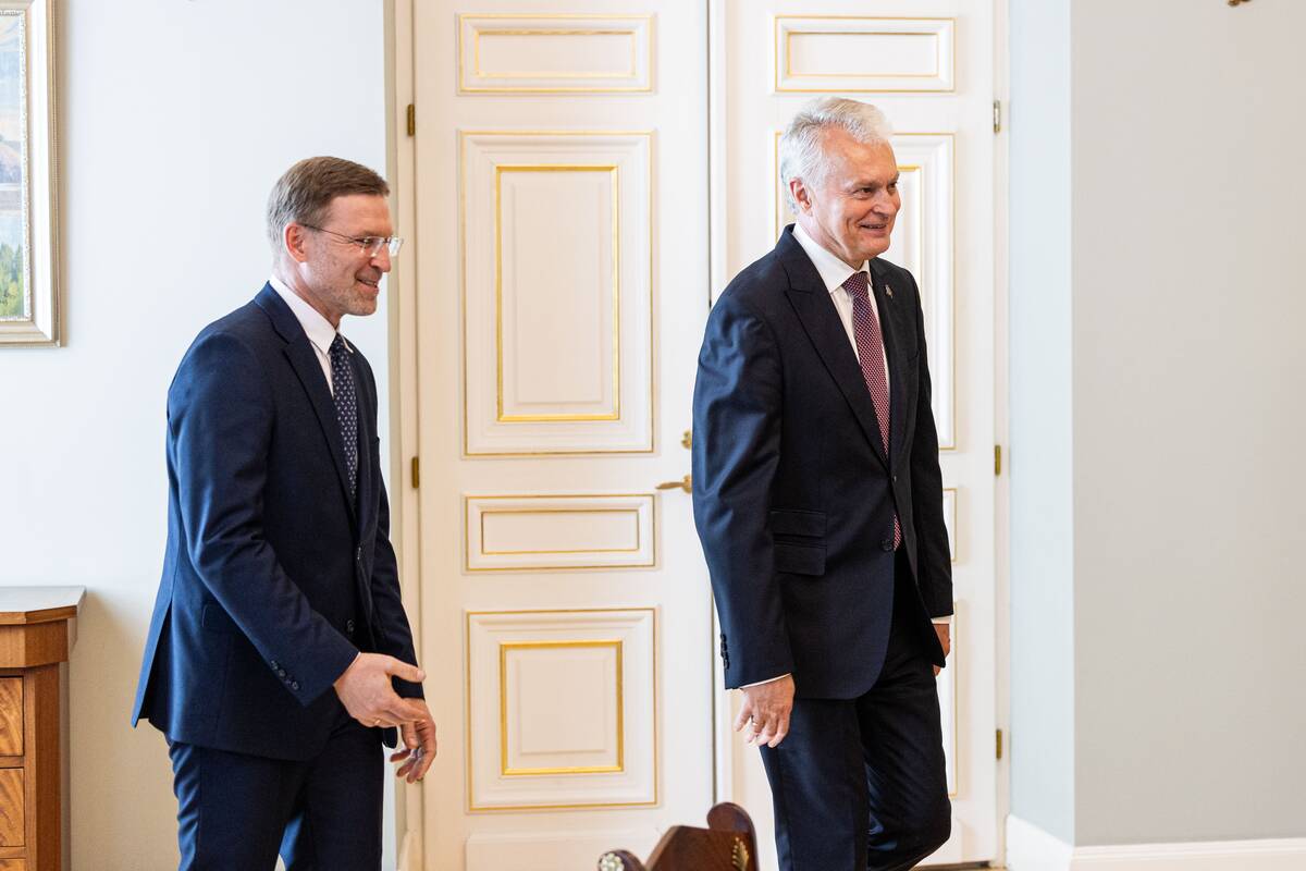 Prezidentas susitiko su kandidatu į sveikatos apsaugos ministrus Linu Kukuraičiu