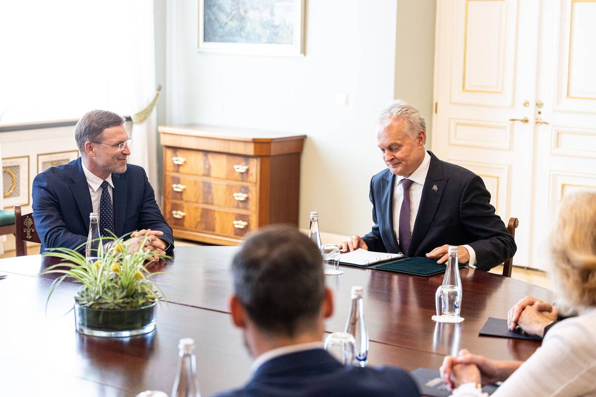 Prezidentas susitiko su kandidatu į sveikatos apsaugos ministrus Linu Kukuraičiu