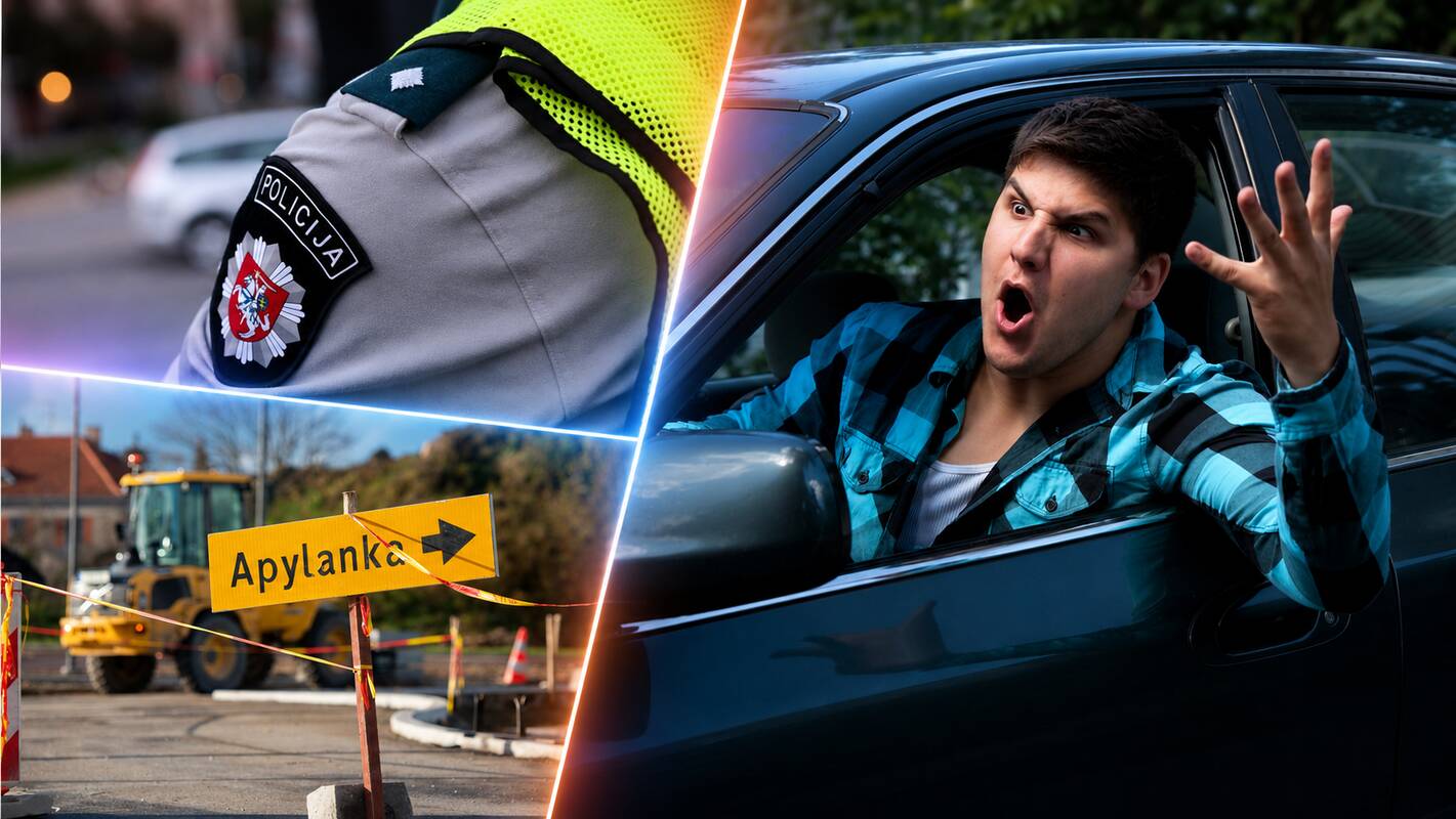 
<span>Į Kauno policijos suvestines pateko vienos gatvės kapitalinis remontas: kai kam neišlaikė nervai</span>
