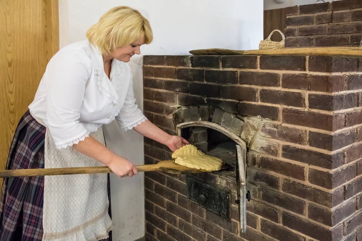Autentika: dzūkiškų bandų edukacija Nemajūnų amatų centre.