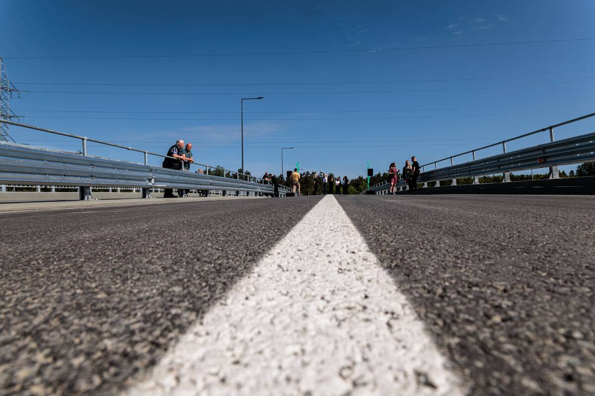 Viaduko per A1 magistralę atidarymas