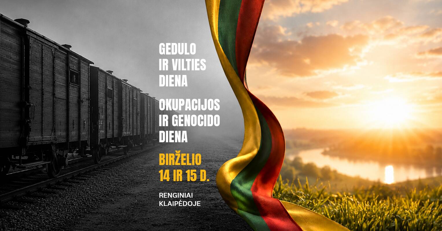 
<span>Klaipėda minės Gedulo ir vilties dieną: kviečia į nemokamus atminimo renginius</span>
