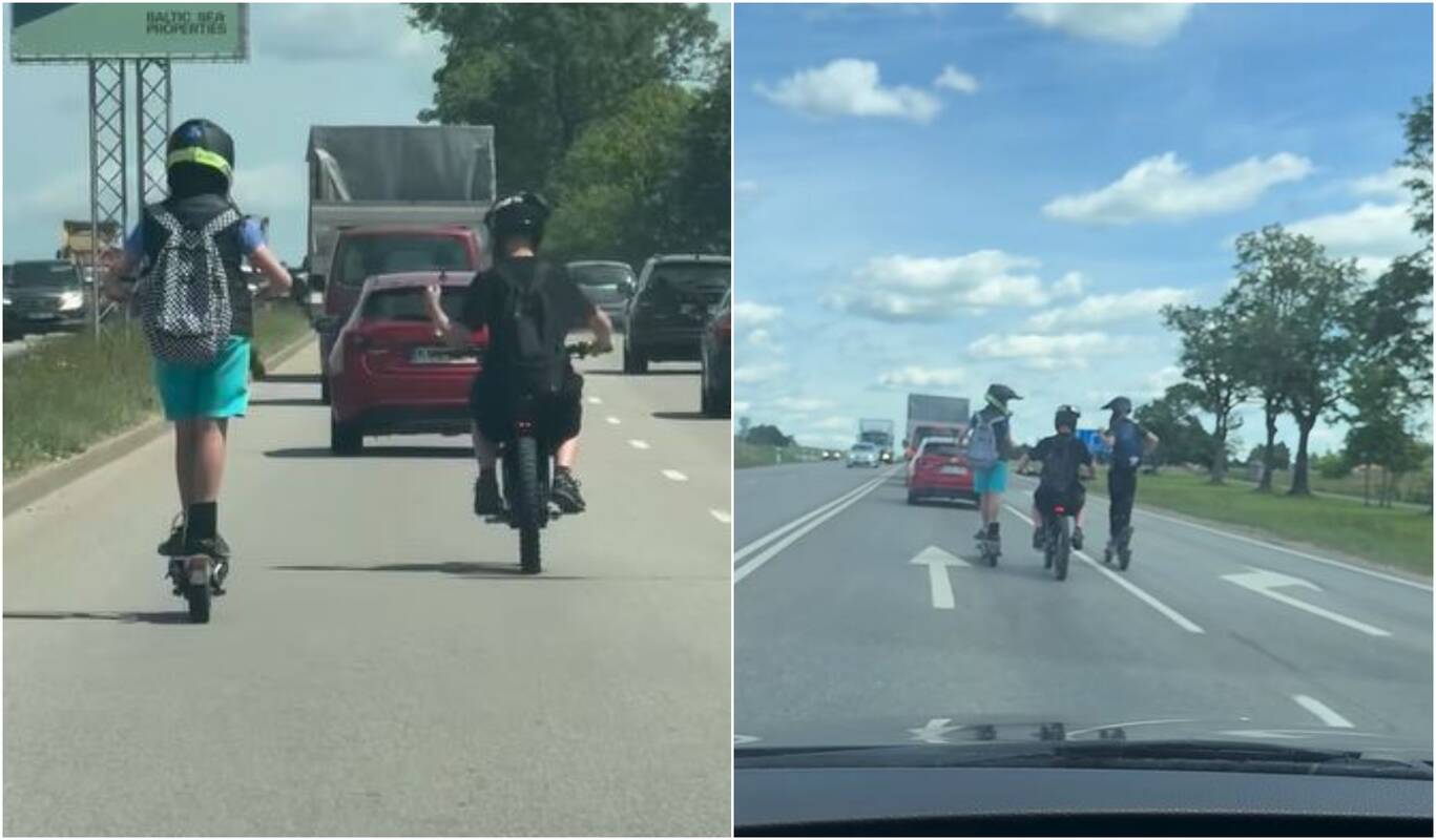 Atsibodo: nepilnamečiai paspirtukininkai ir dviratininkai iš proto varo Klaipėdos vairuotojus – vaikai įsivaizduoja, kad jie kelyje gali elgtis bet kaip.