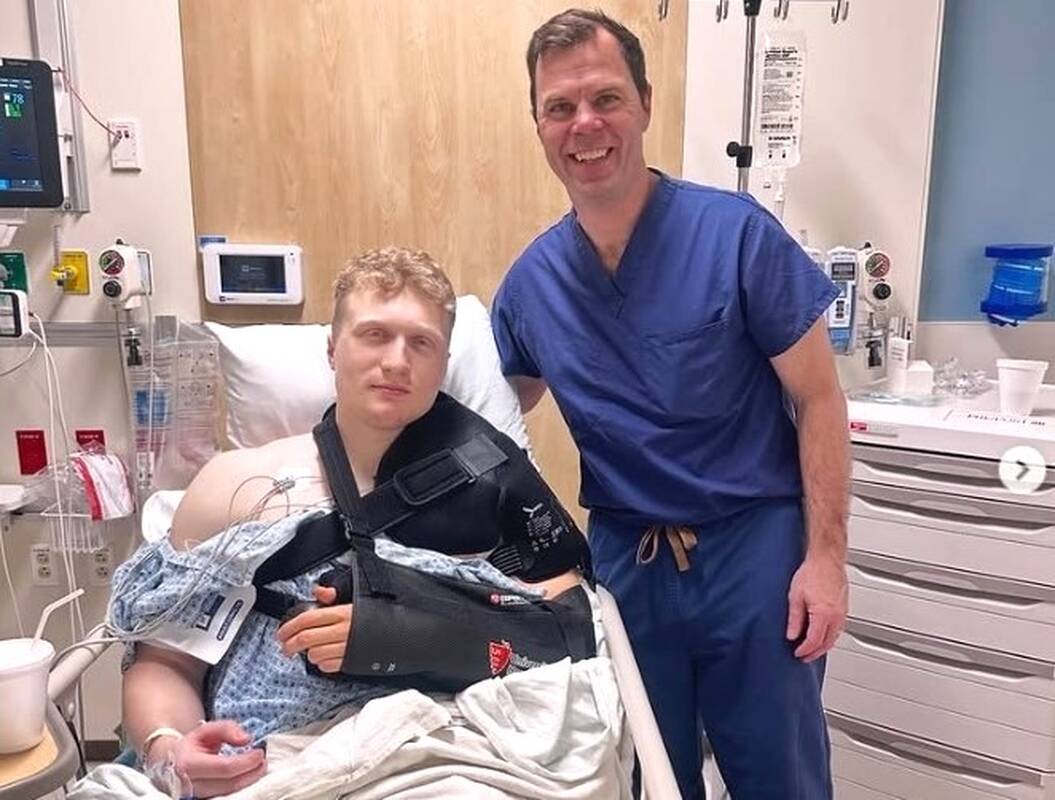 Trauma: kovo mėnesį M. Alekną operavo dr. J. Voosas.