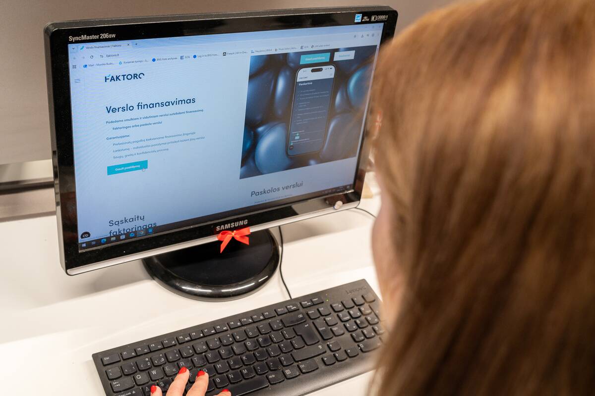 Finansavimas: „Taurus fondas“ veiklą vykdo su prekių ženklu „Faktoro“.