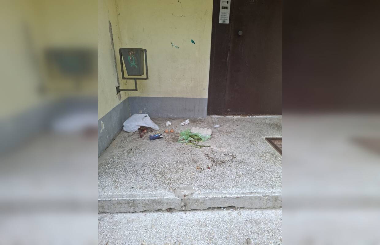 Situacija: manoma, kad prie daugiabučio laiptinės panaikinus šiukšliadėžę, dings ir šiukšlės.