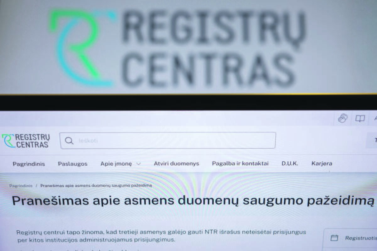 Nusivylimas: kalbėdamas apie RC duomenų nutekinimo istoriją, P. Galubickas neslėpė nuostabos, kad institucijos nesugebėjo laiku informuoti žmonių apie jų duomenų vagystę.