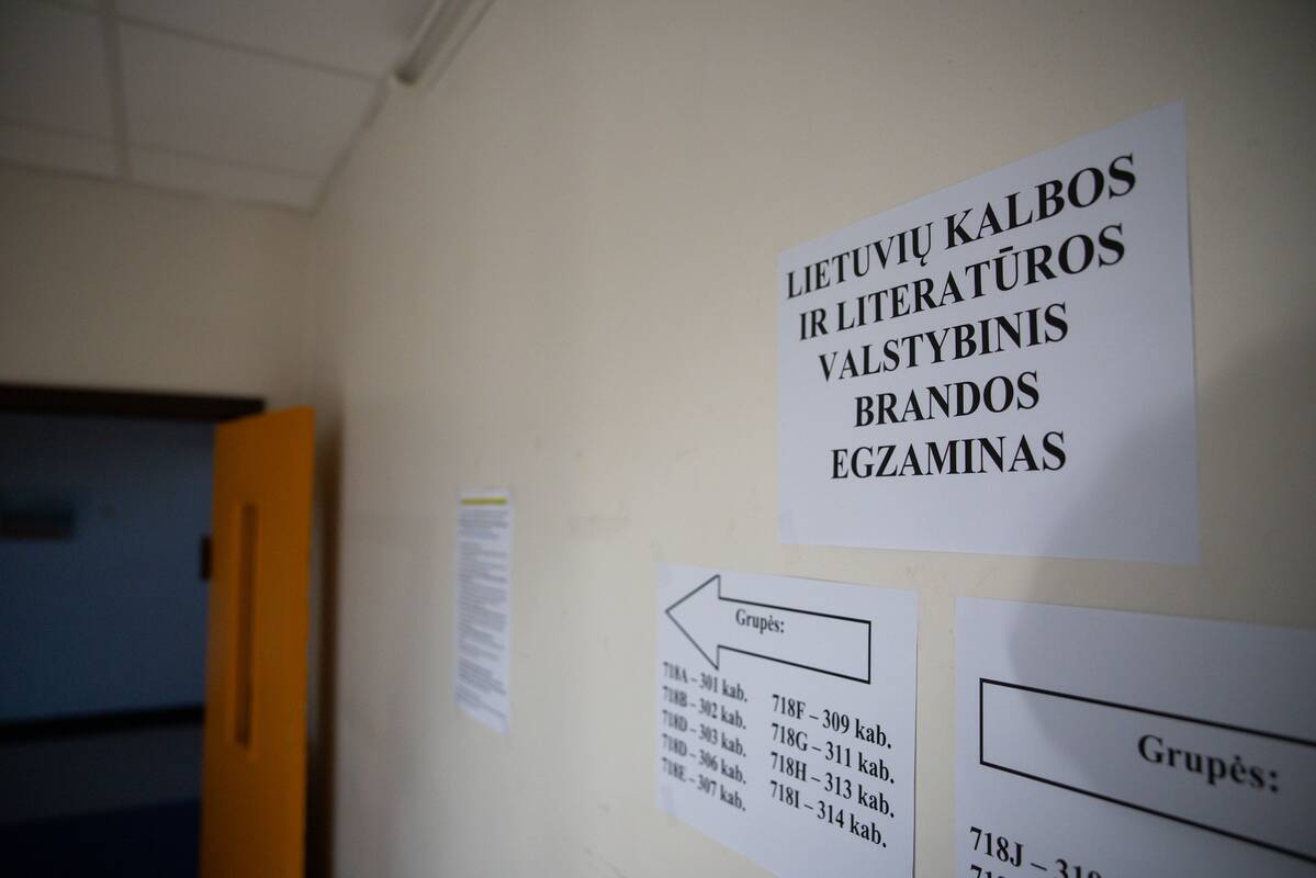 
<span>NŠA: lietuvių kalbos ir literatūros egzaminas praėjo sklandžiai</span>
