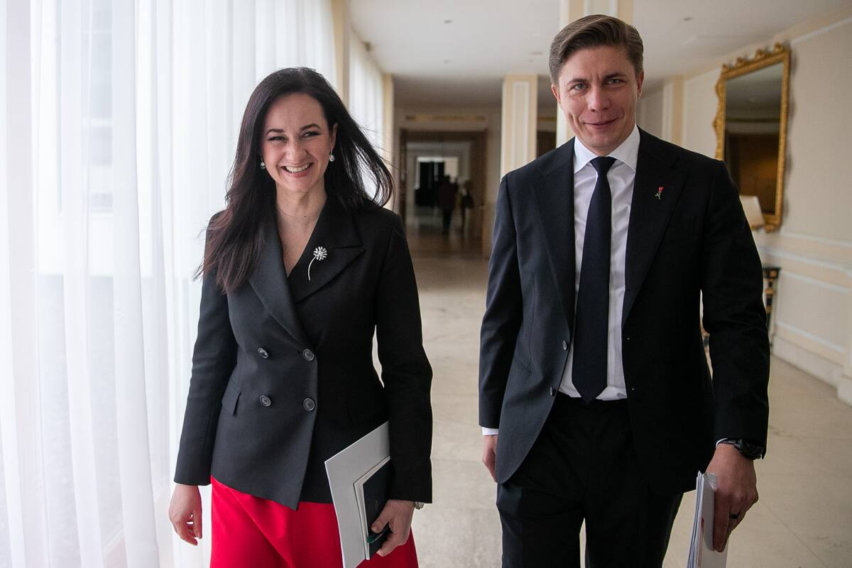 Inga Ruginienė ir Mindaugas Sinkevičius