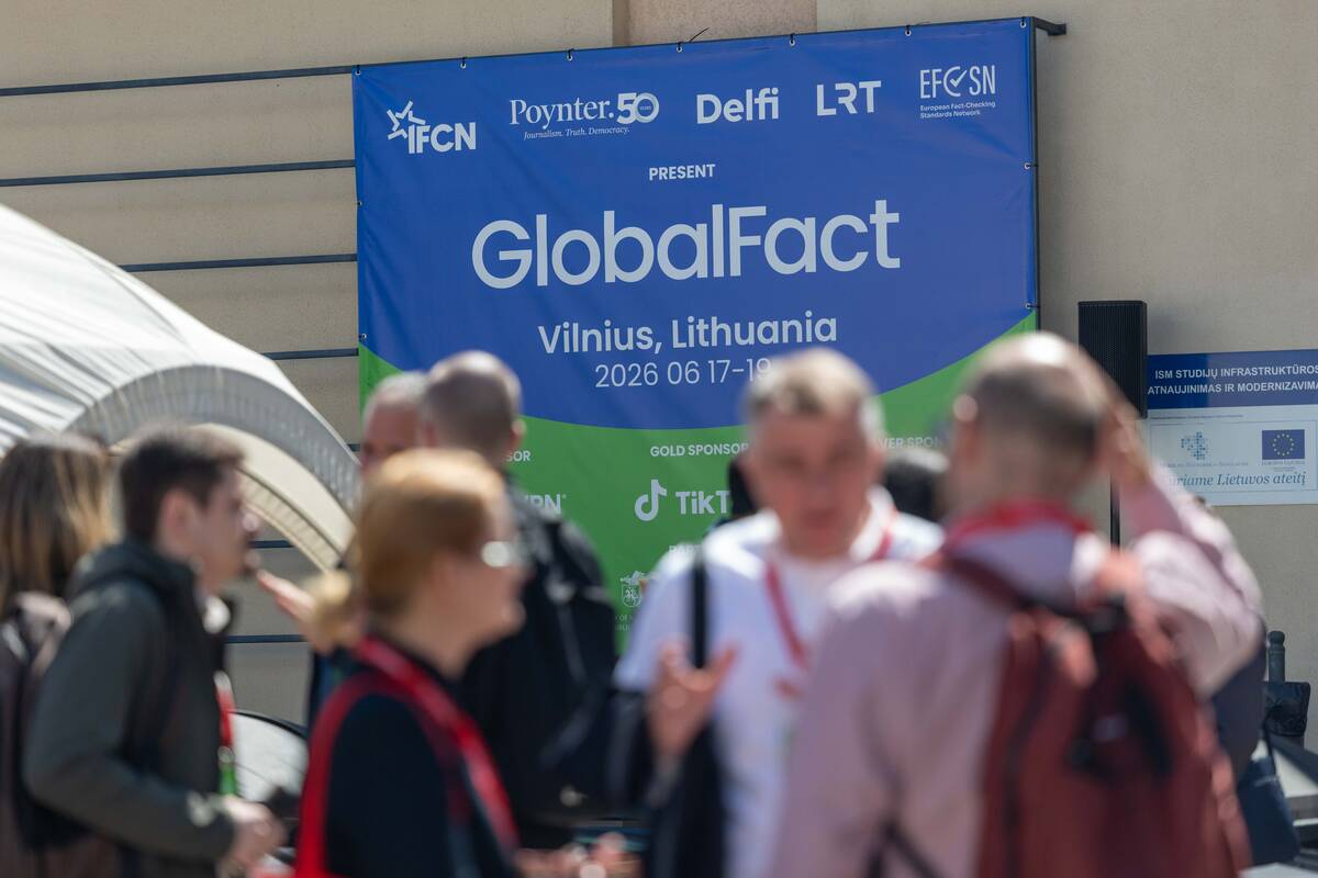 Tarptautinė faktų tikrintojų konferencija „GlobalFact 2026“. 