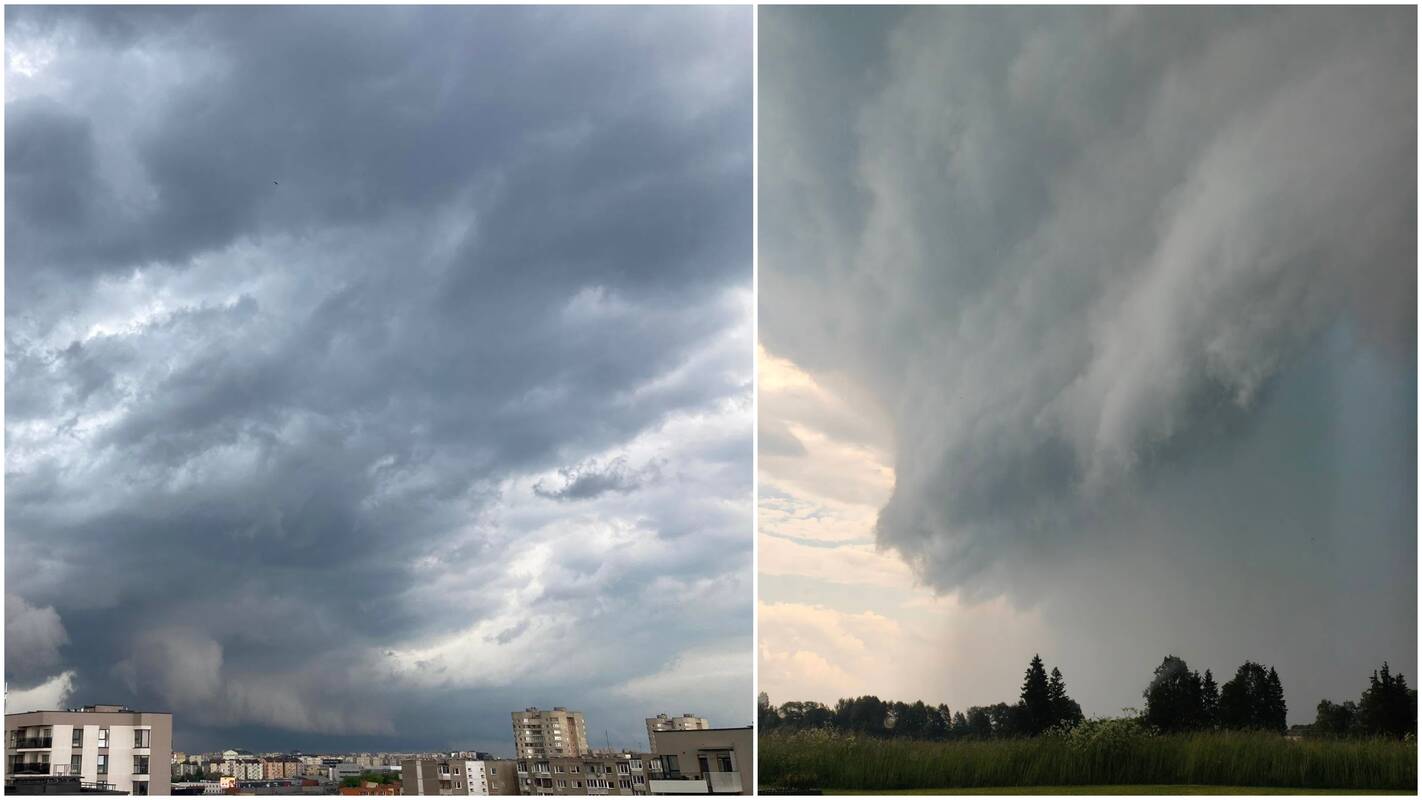 
<span>Meteorologas kviečia stebėti dangų: ar išvysime viesulą?</span>
