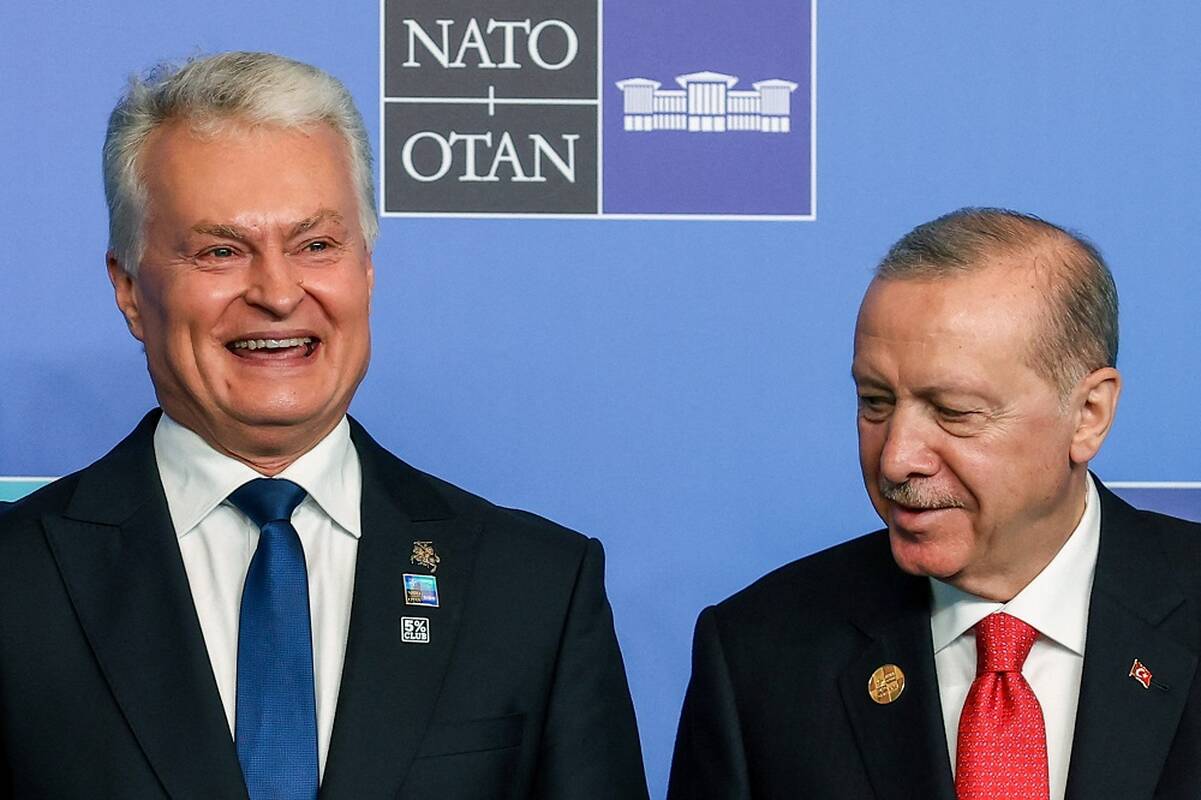 Gitanas Nausėda ir Recepas Tayyipas Erdoganas