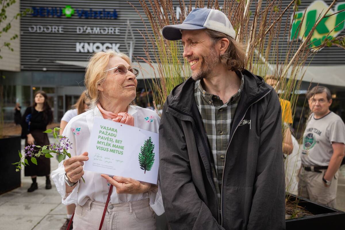 Vilniuje – protestas prieš planuojamą 327 medžių kirtimą ir gamtos niokojimą