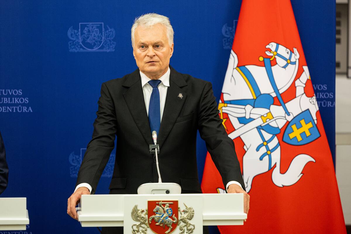 Prezidento ir Seimo pirmininko spaudos konferencija 