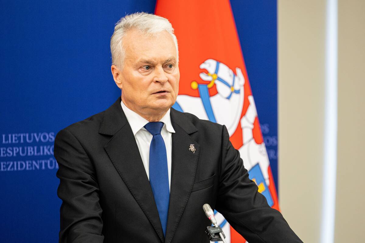 Prezidento ir Seimo pirmininko spaudos konferencija 