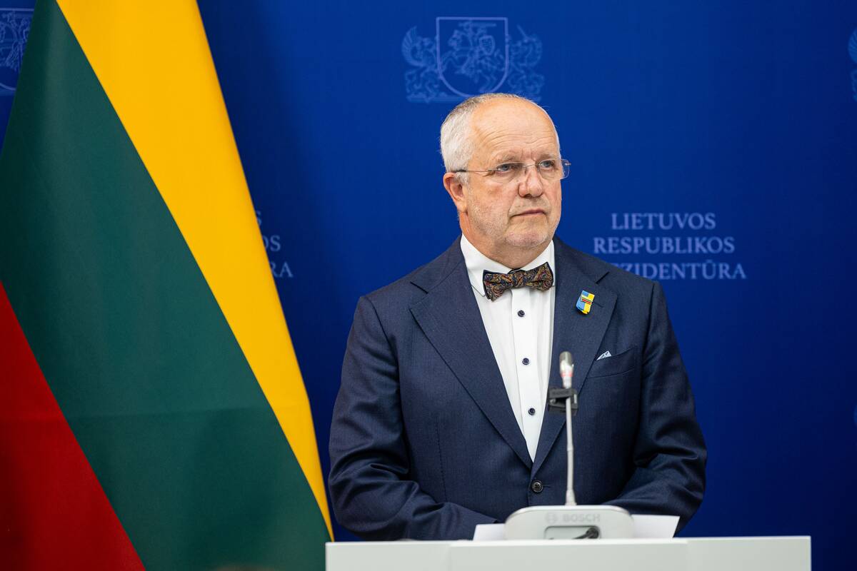 Prezidento ir Seimo pirmininko spaudos konferencija 
