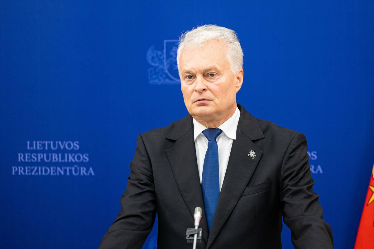 Prezidento ir Seimo pirmininko spaudos konferencija 