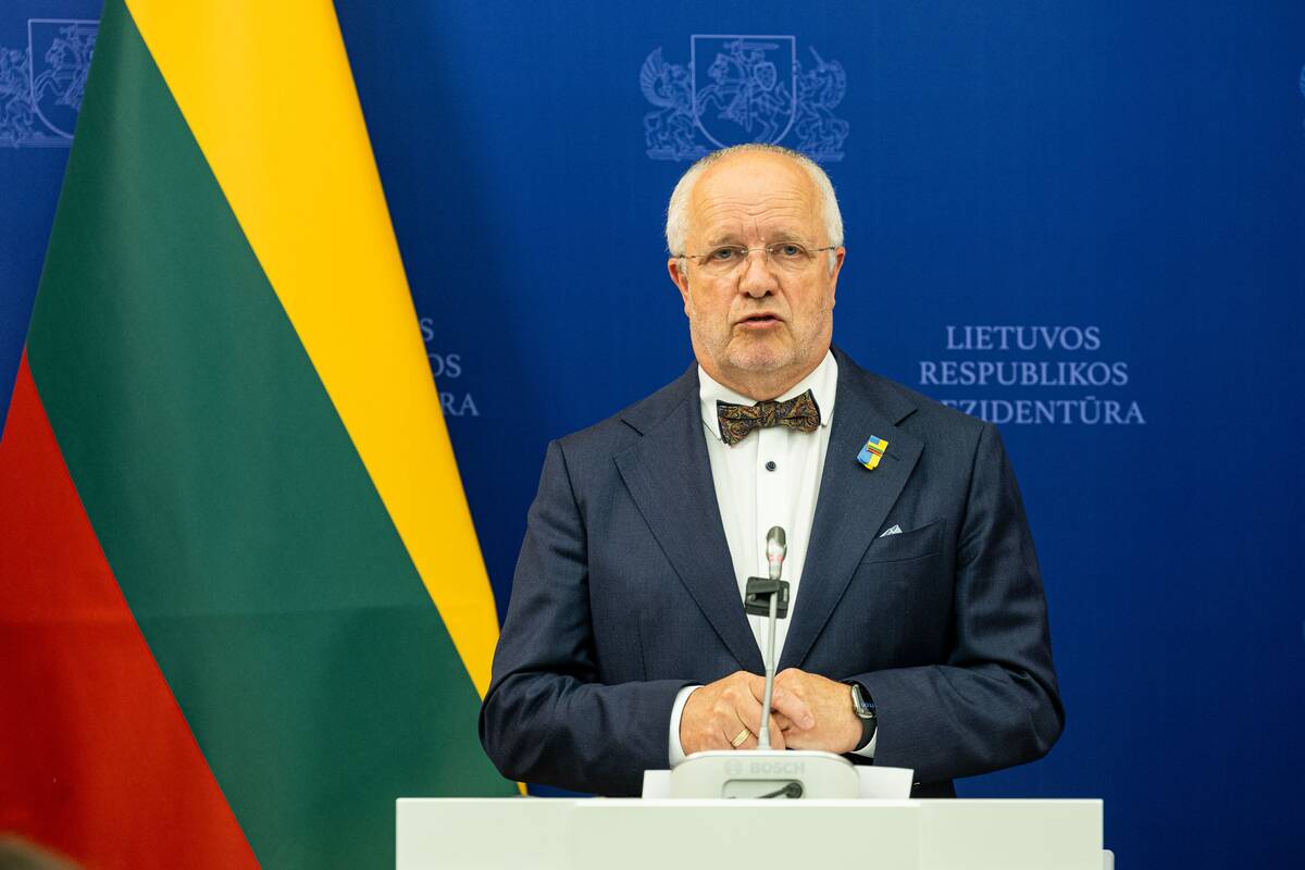 Prezidento ir Seimo pirmininko spaudos konferencija 