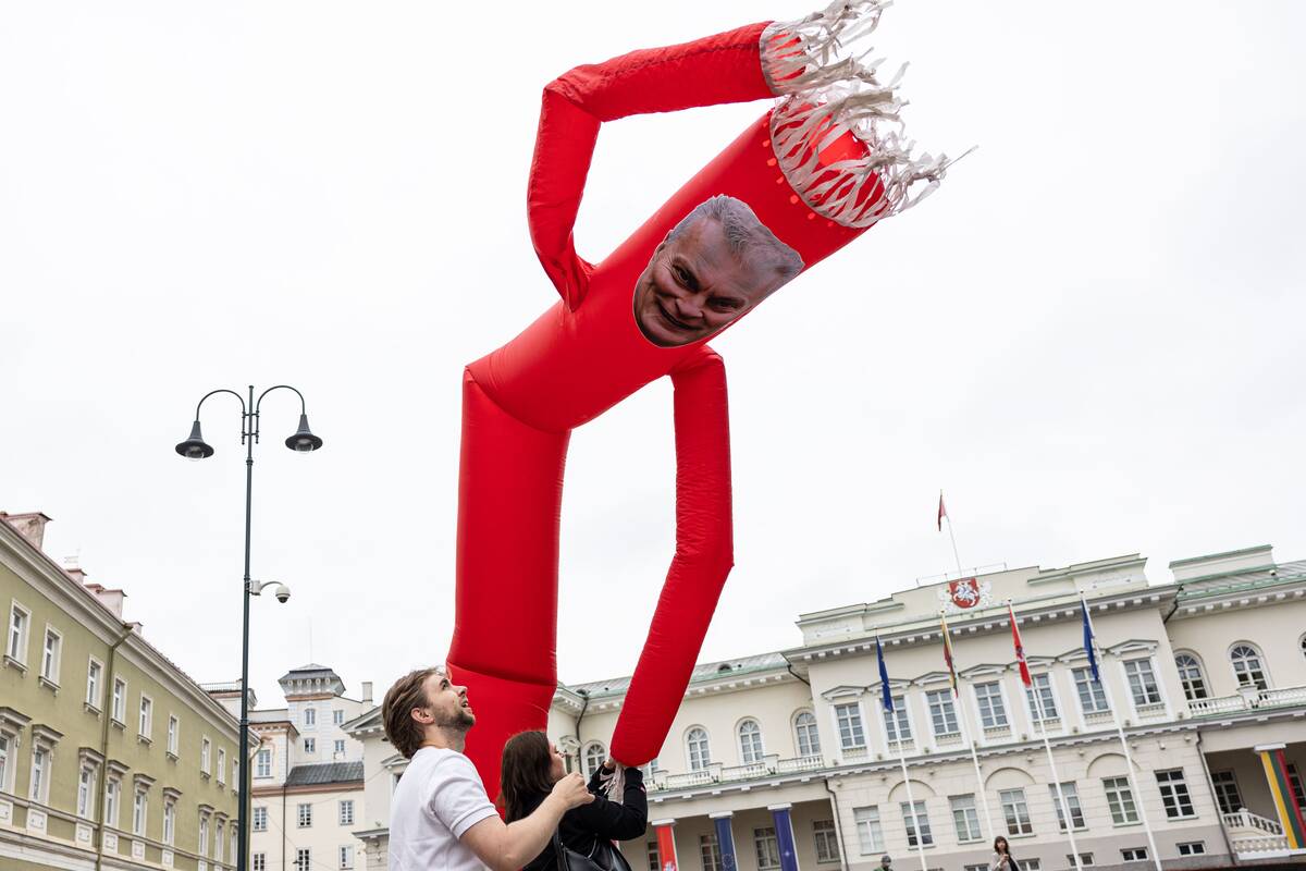 Laisvės partijos protestas prieš Katelyno paskyrimą į vidaus reikalų ministrus