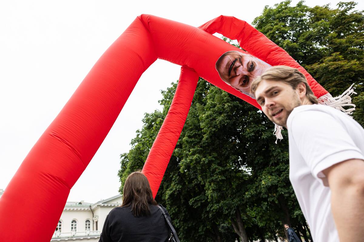 Laisvės partijos protestas prieš Katelyno paskyrimą į vidaus reikalų ministrus