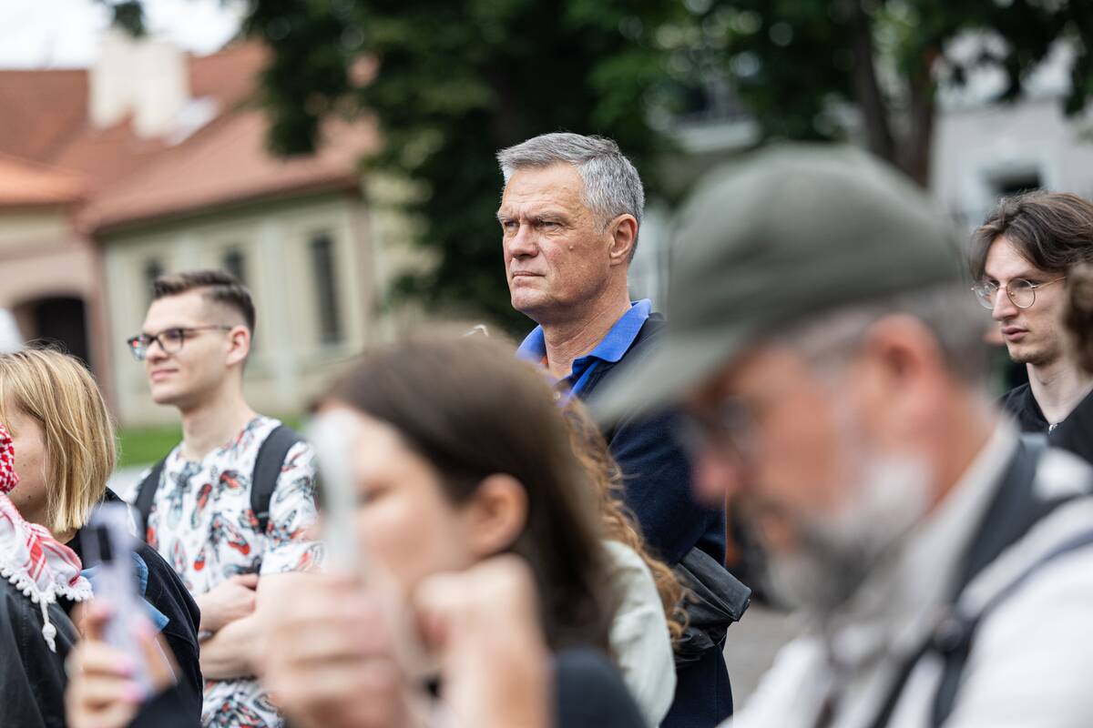 Laisvės partijos protestas prieš Katelyno paskyrimą į vidaus reikalų ministrus