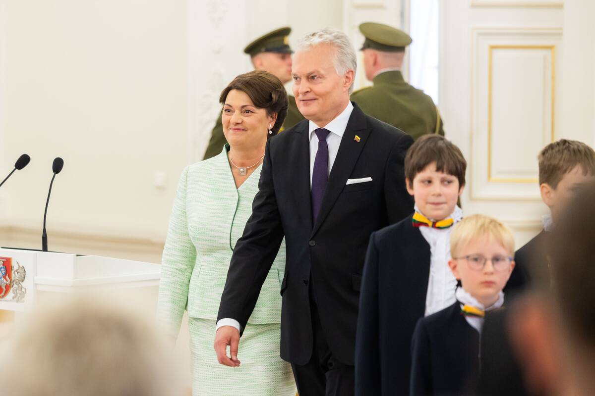 Valstybės apdovanojimų įteikimo ceremonija