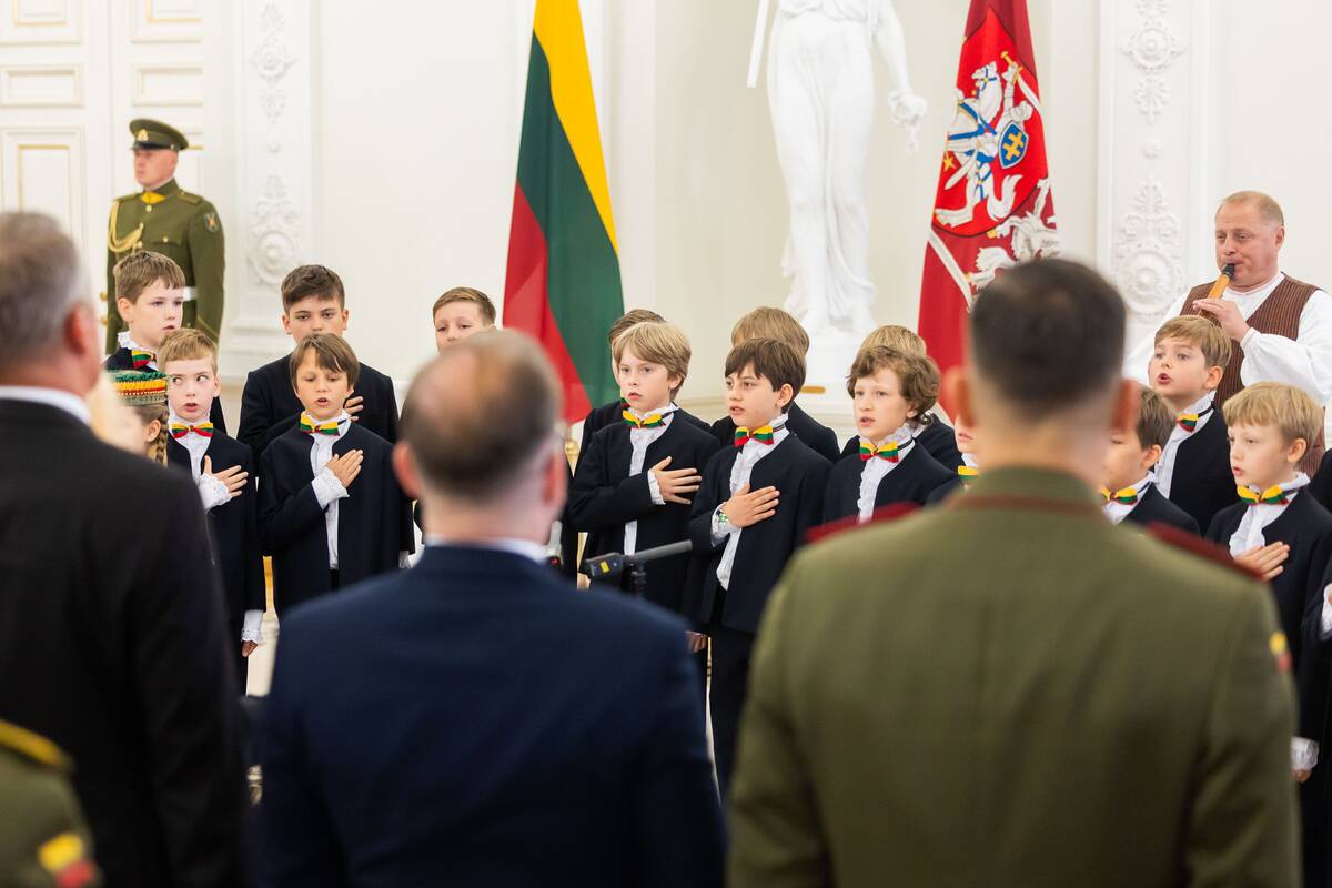 Valstybės apdovanojimų įteikimo ceremonija