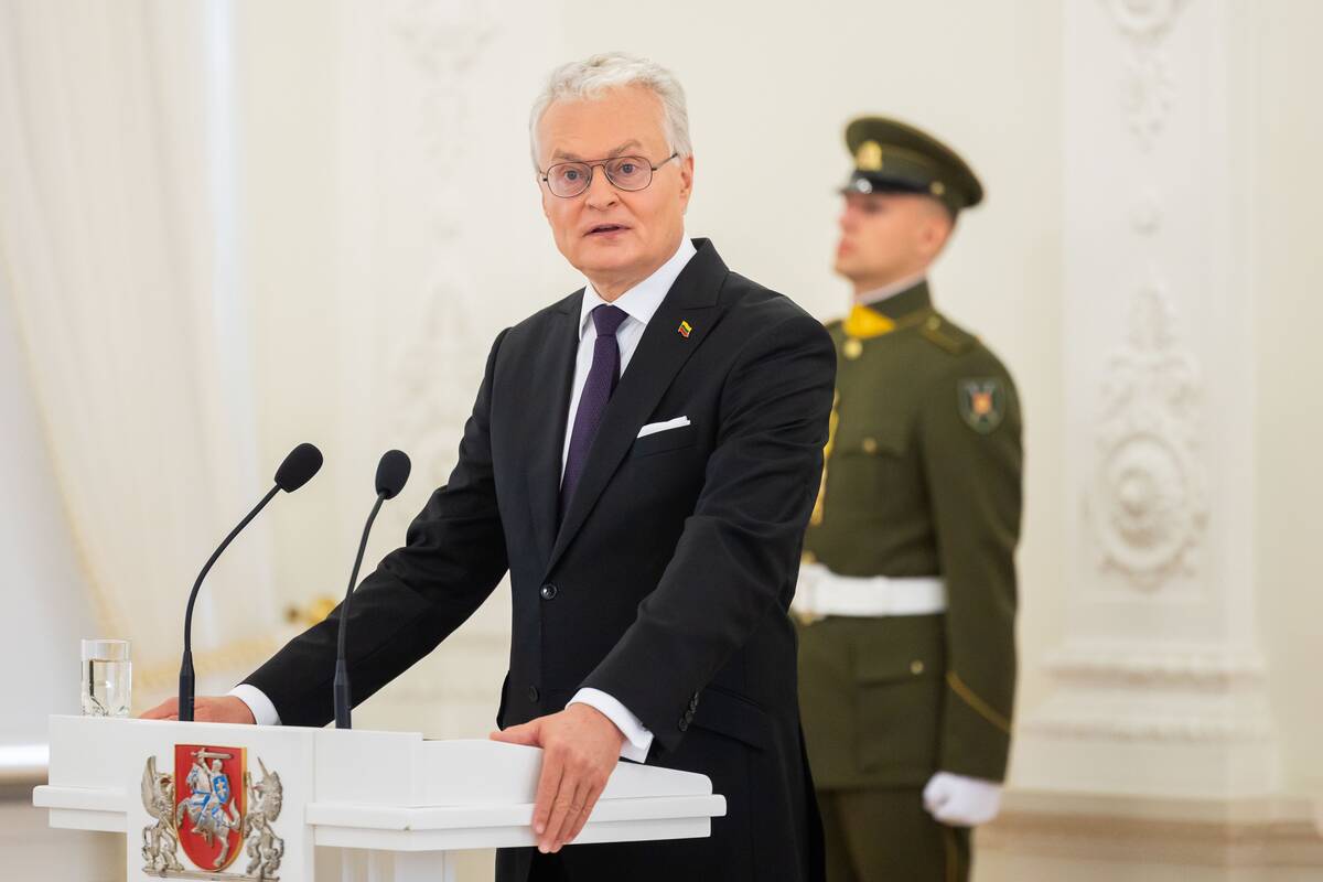 Valstybės apdovanojimų įteikimo ceremonija