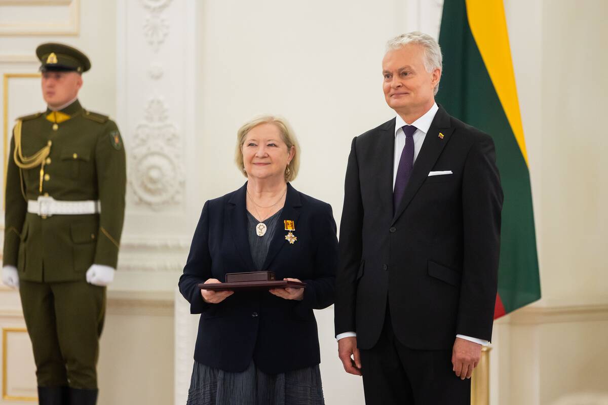 Valstybės apdovanojimų įteikimo ceremonija