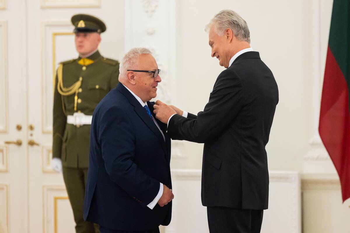 Valstybės apdovanojimų įteikimo ceremonija