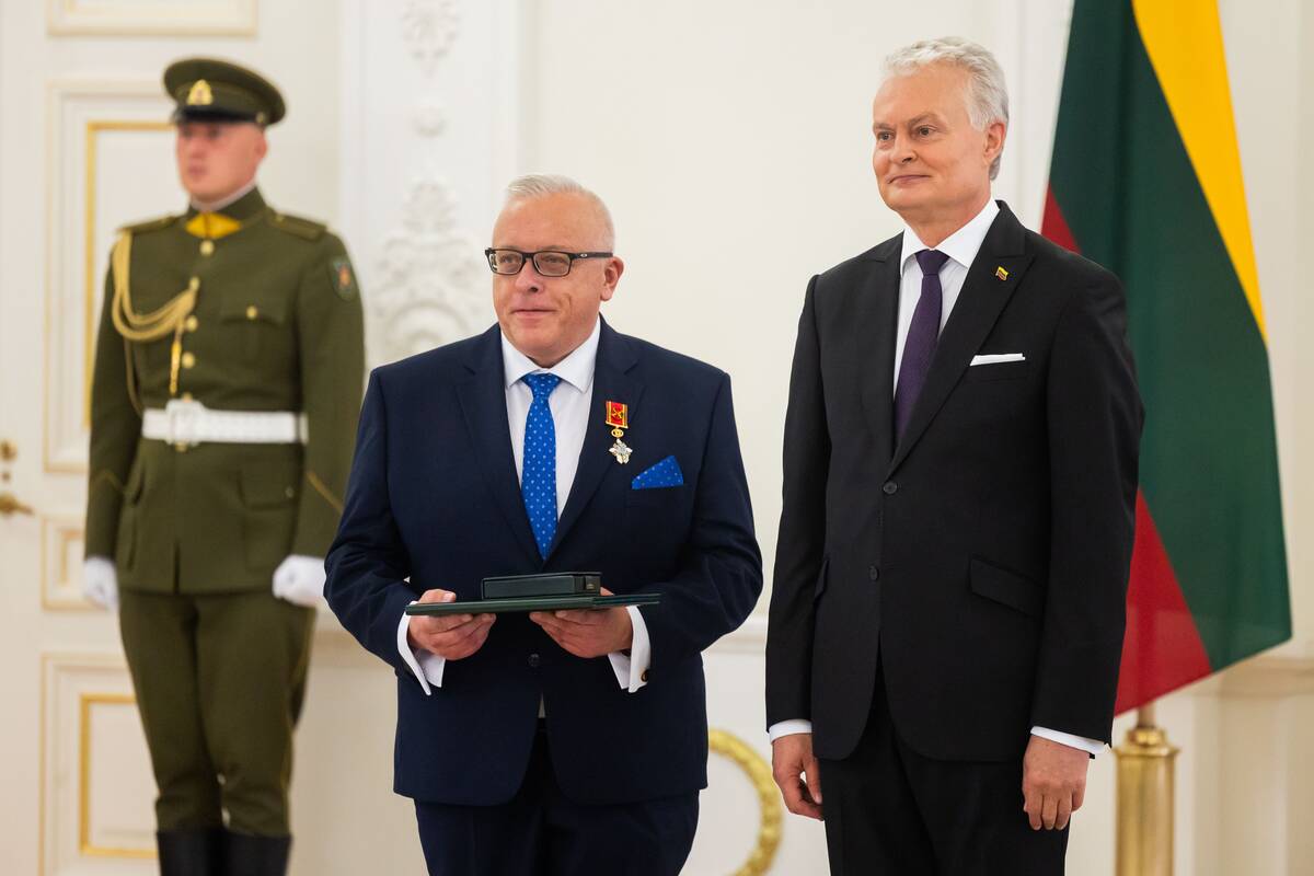 Valstybės apdovanojimų įteikimo ceremonija