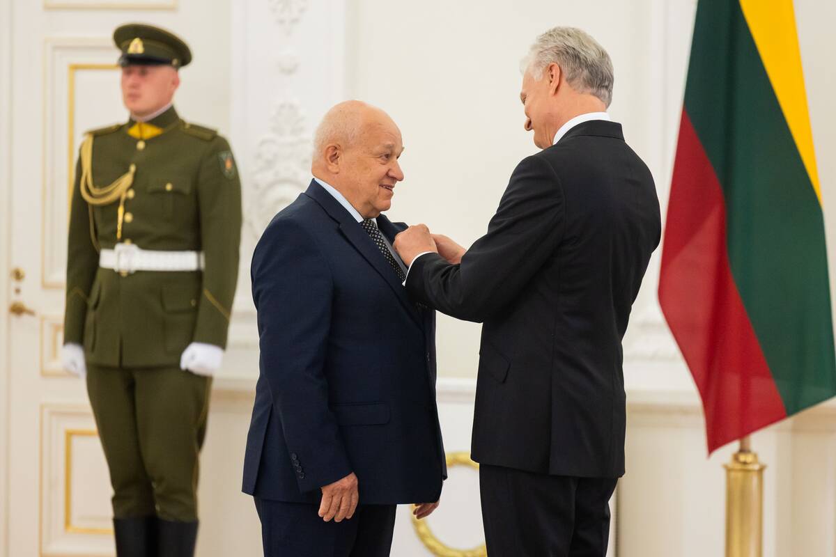 Valstybės apdovanojimų įteikimo ceremonija