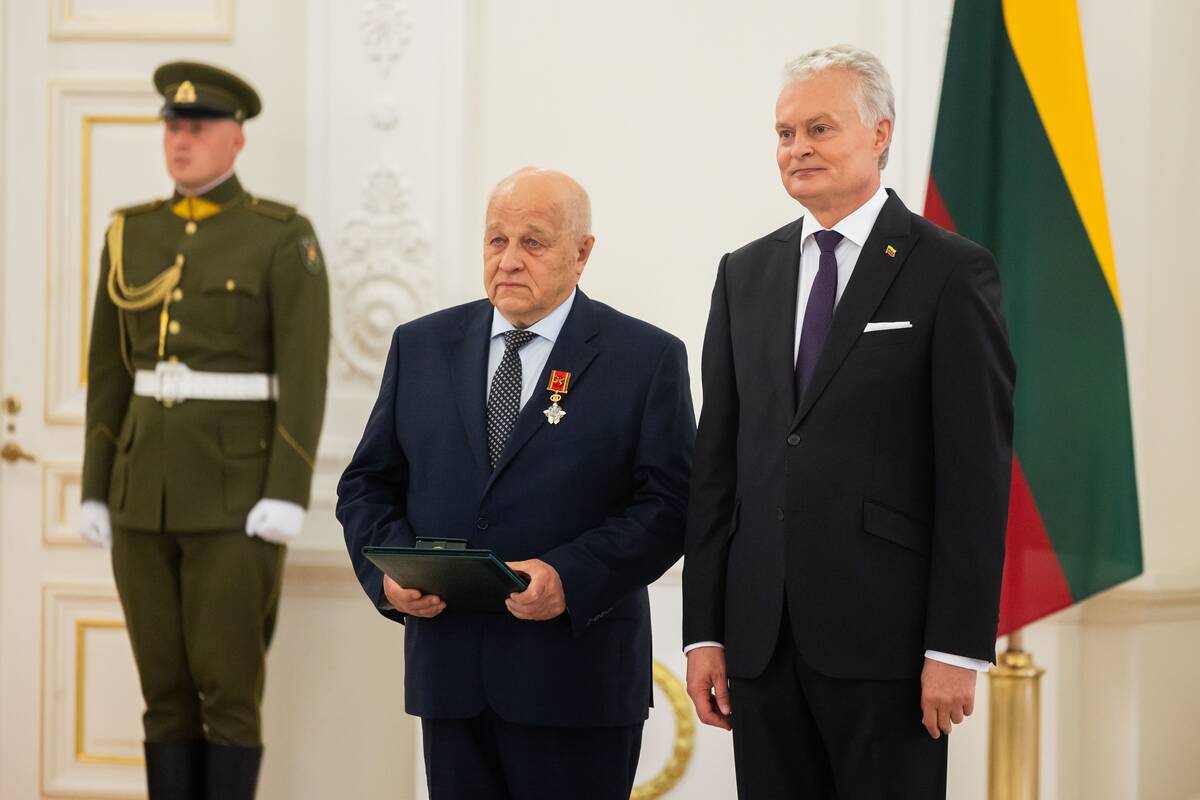 Valstybės apdovanojimų įteikimo ceremonija