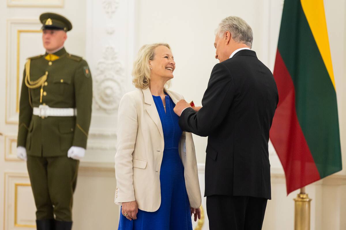 Valstybės apdovanojimų įteikimo ceremonija
