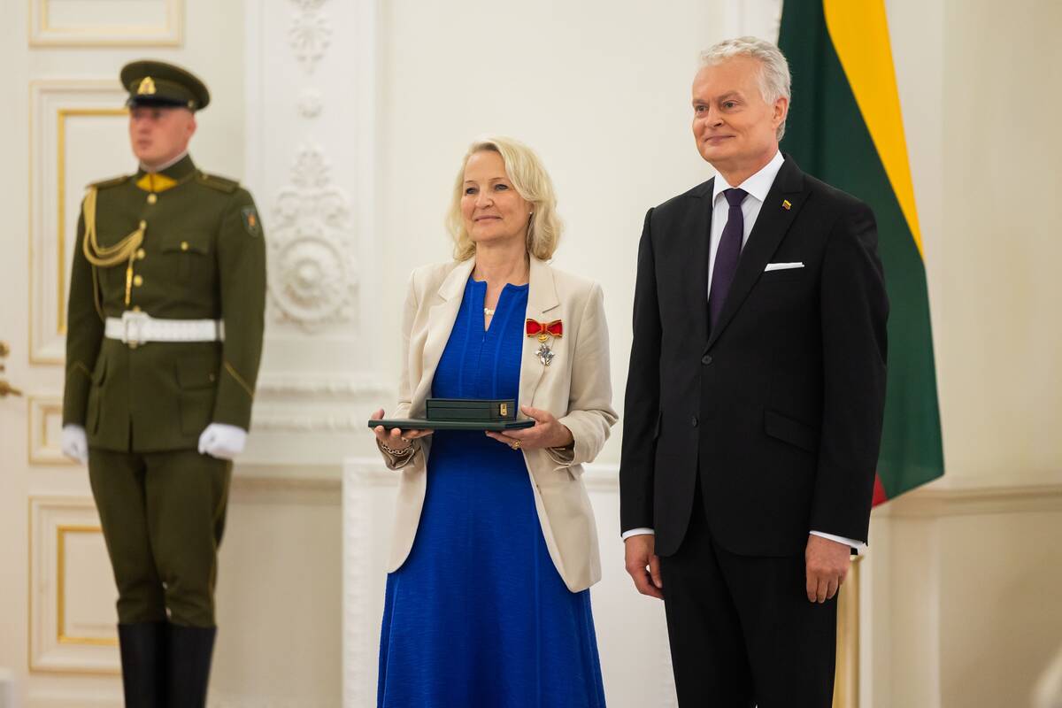 Valstybės apdovanojimų įteikimo ceremonija