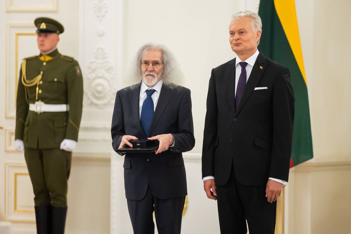 Valstybės apdovanojimų įteikimo ceremonija