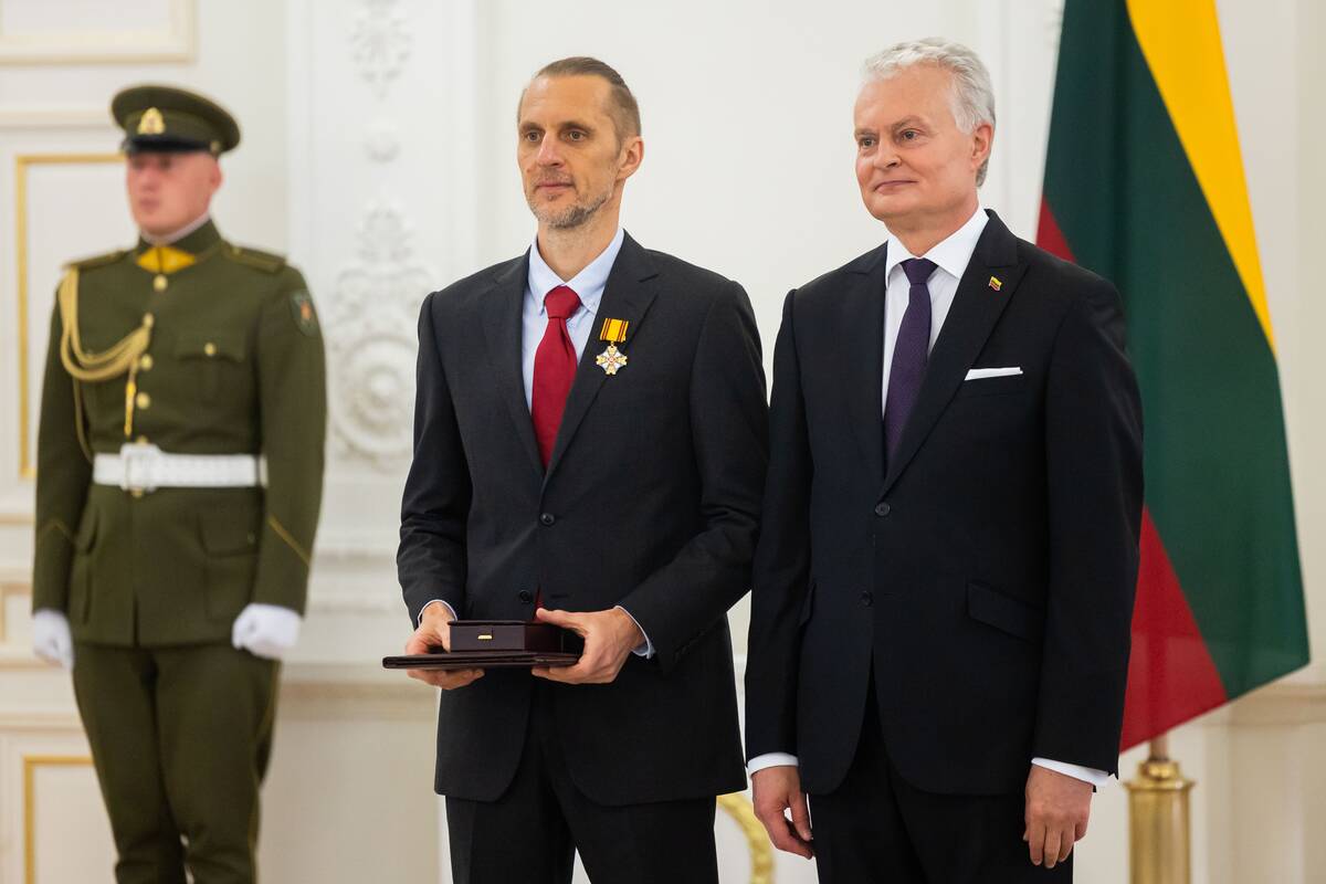 Valstybės apdovanojimų įteikimo ceremonija