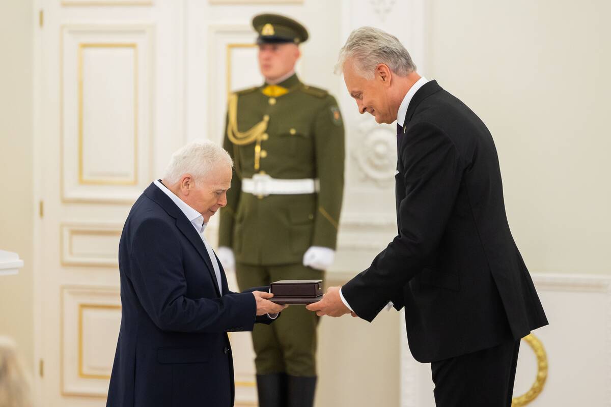 Valstybės apdovanojimų įteikimo ceremonija