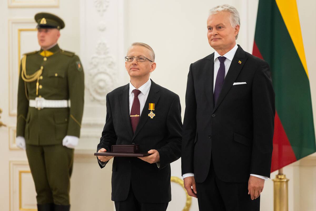Valstybės apdovanojimų įteikimo ceremonija