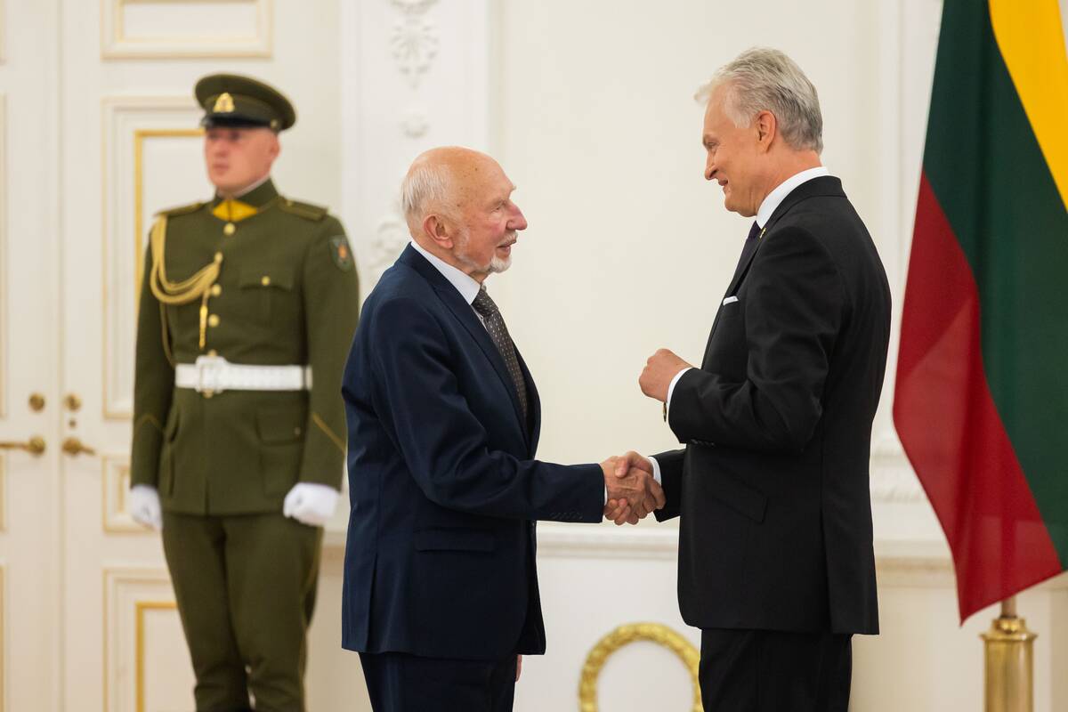Valstybės apdovanojimų įteikimo ceremonija