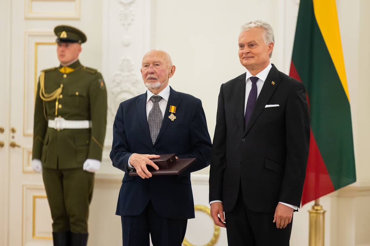 Valstybės apdovanojimų įteikimo ceremonija