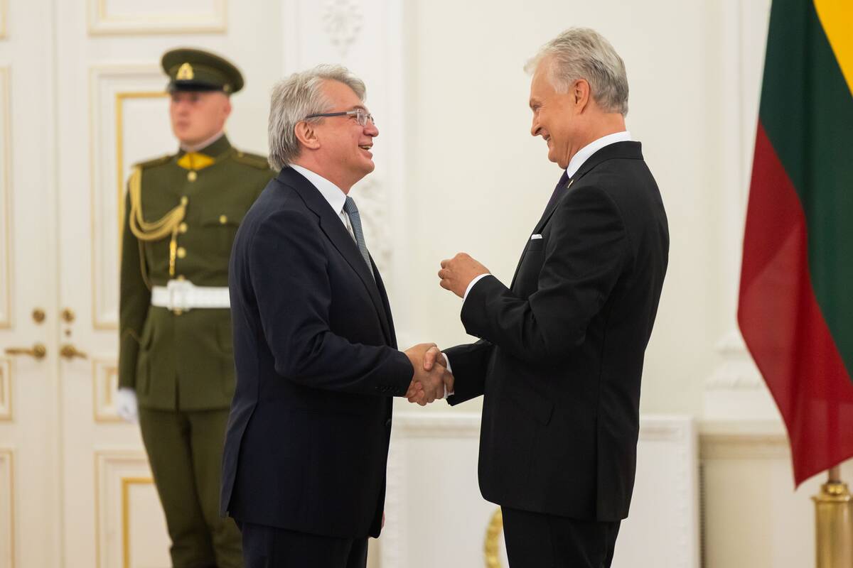 Valstybės apdovanojimų įteikimo ceremonija