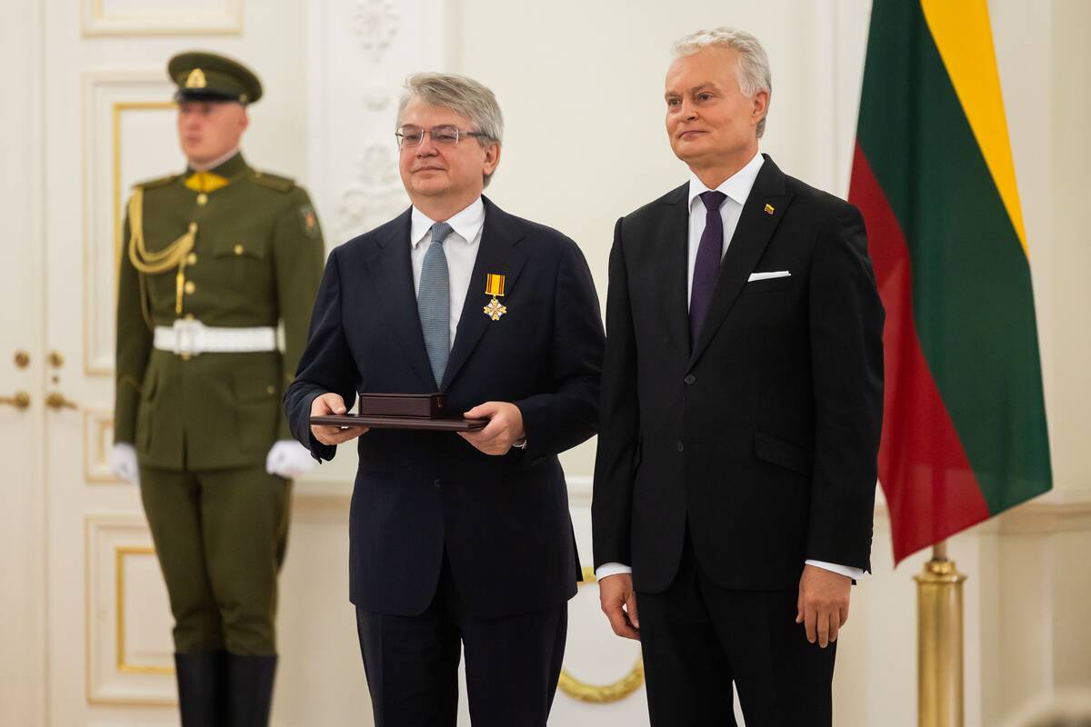 Valstybės apdovanojimų įteikimo ceremonija