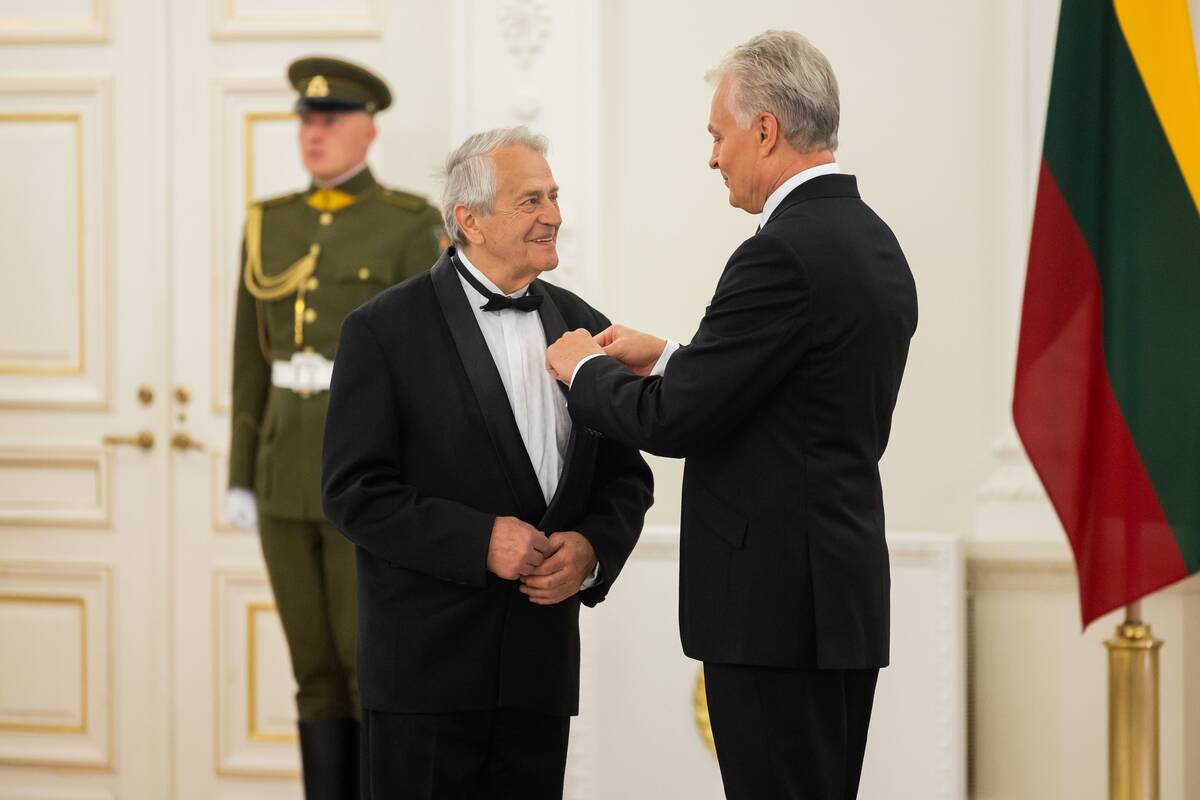 Valstybės apdovanojimų įteikimo ceremonija