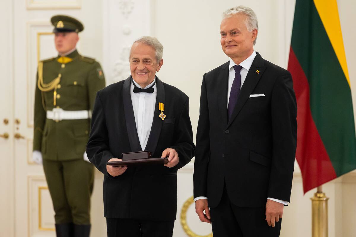 Valstybės apdovanojimų įteikimo ceremonija