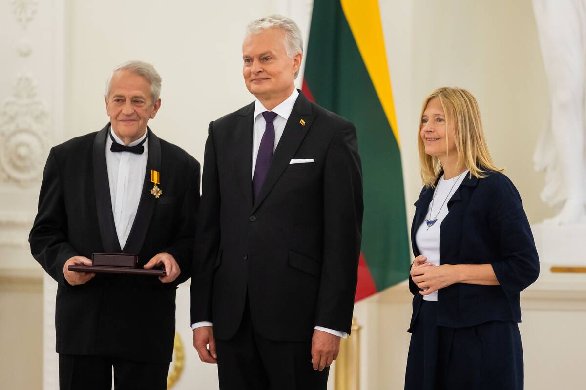 Valstybės apdovanojimų įteikimo ceremonija